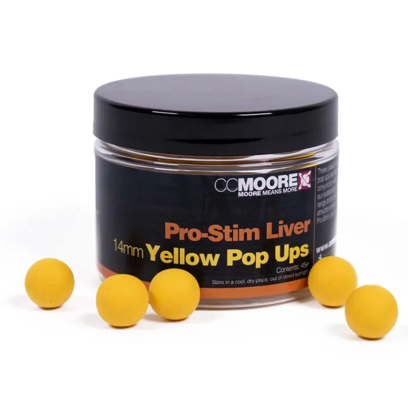 Nejlepší Volba CC Moore Pro-Stim Liver Yellow Pop Ups 14 mm