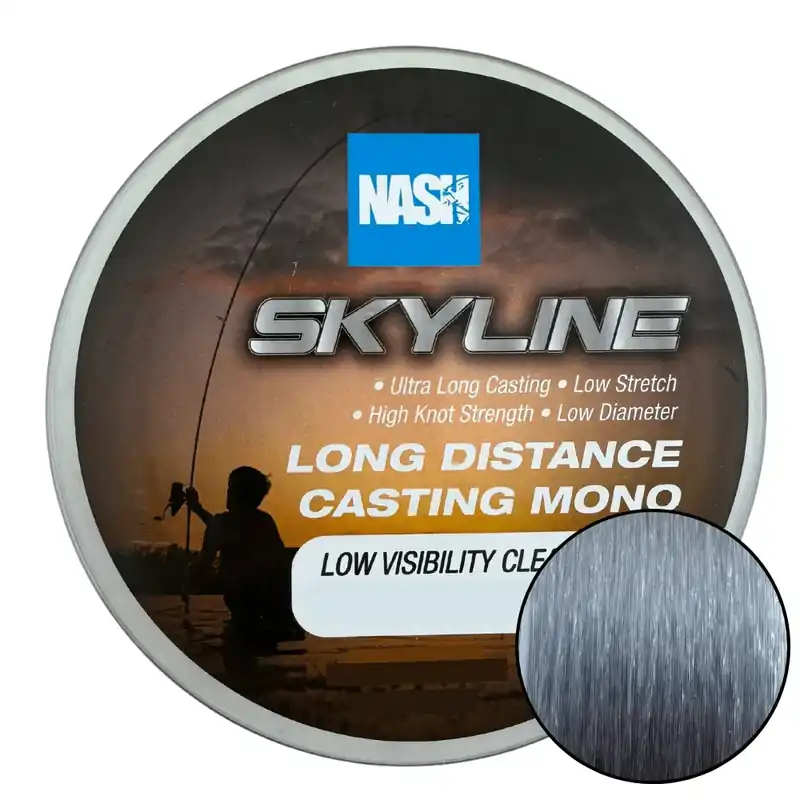 Nash Skyline Long Distance Mono Clear 0,35 mm 15 lbs 1000 m Tovární Cena