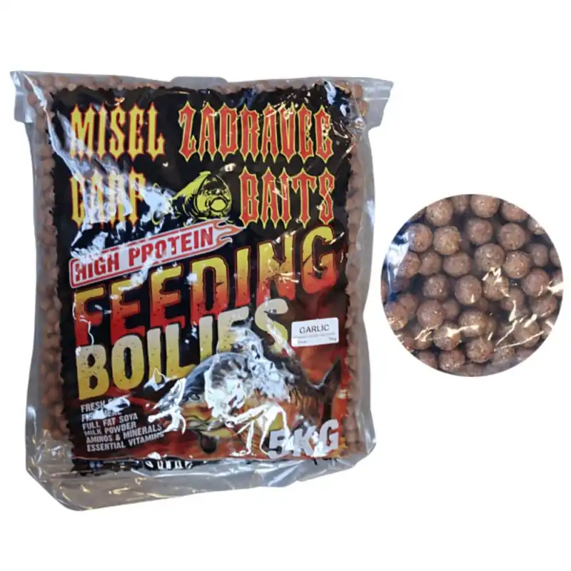 Zadravec Baits High Protein Feeding Boilies Garlic Frankfurter 20 mm 5kg Odeslání Ihned