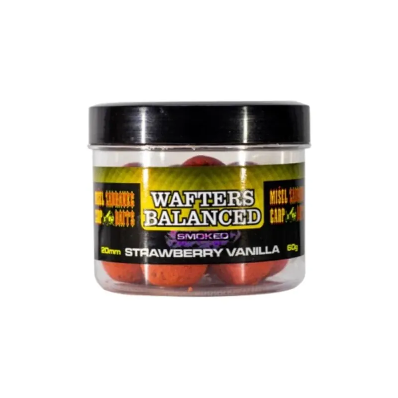 Koupit Online Zadravec Baits Wafters Balanced Smoked Strawberry Vanilla 16mm 60g