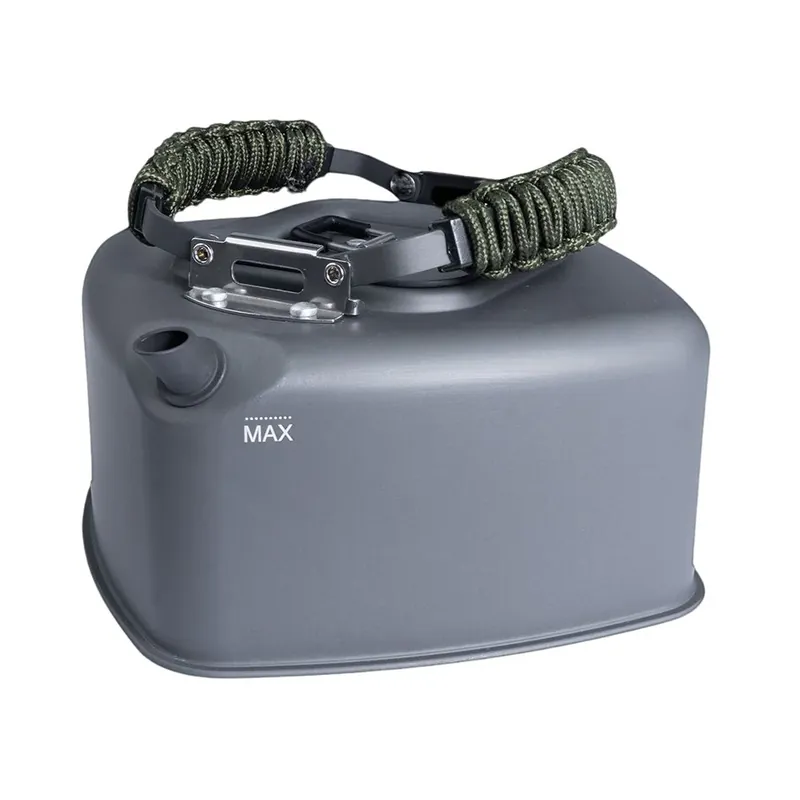 Novinka Ridge Monkey Square Kettle - Quadratischer Wasserkocher - Large 1,1 Liter Paracord Edition