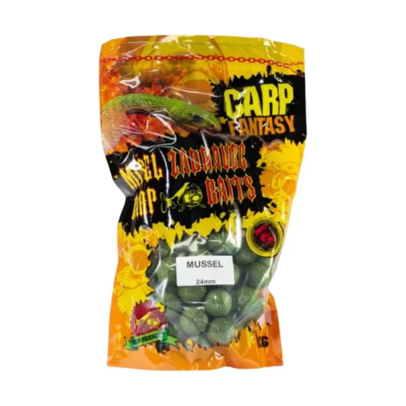 Zadravec Baits Carp Fantasy Boilies Mussel 24 mm 1 kg Oblíbený