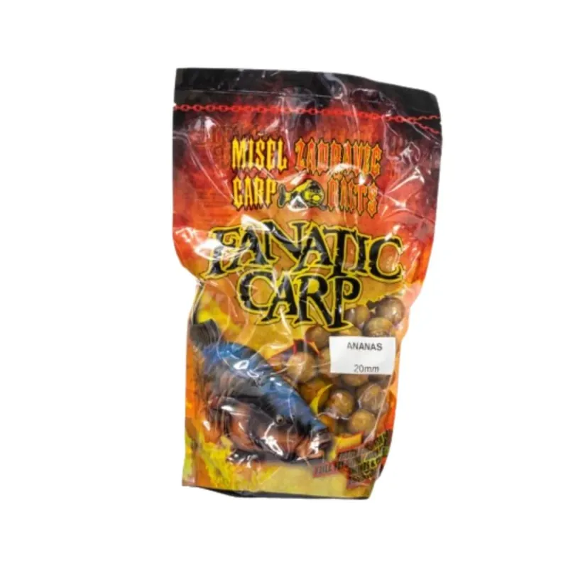 Tovární Cena Zadravec Baits Fanatic Carp Boilies Pineapple 20 mm 800g