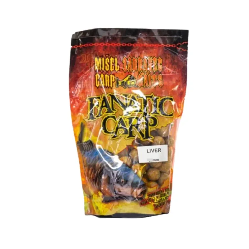 Víkendová Akce Zadravec Baits Fanatic Carp Boilies Liver 16 mm 800g