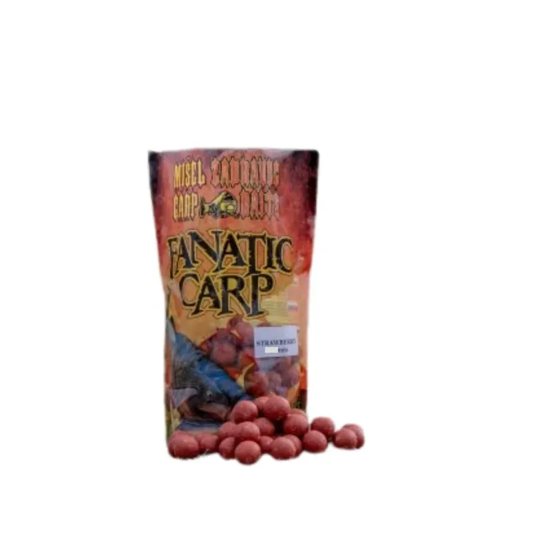 Zadravec Baits Fanatic Carp Boilies Strawberry 16 mm 800g Výprodej