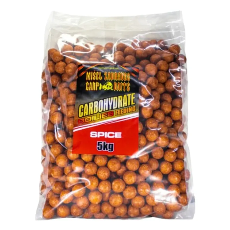 Novinka Zadravec Baits Carbohydrate Boilies Spice 24 mm 5 kg