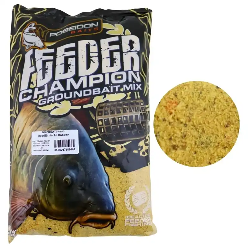 Top Prodej Poseidon Champion Feeder Mix Brasilianische Banane 1 kg