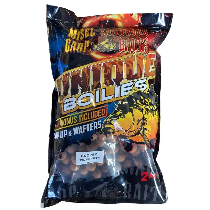 Zlevněný Zadravec Baits Unique Boilies Scopex Tigernuss 20 mm 2 kg