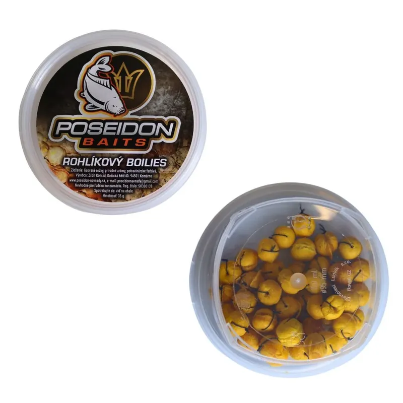 Bezpečná Platba Poseidon Semmel Boilies in Dip Honig 12 mm 35 g