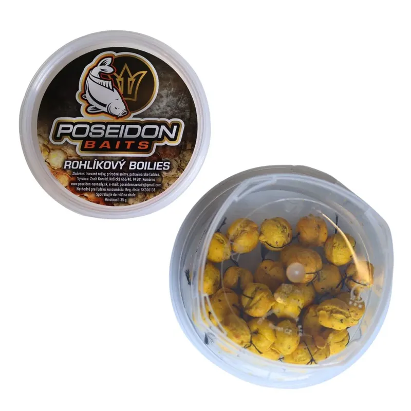 Must-Have Poseidon Semmel Boilies Hanf Kürbis Scopex 14 mm 35 g