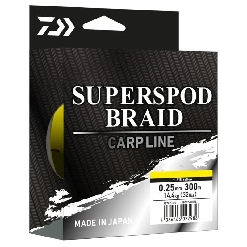 Omezená Nabídka Daiwa Superspod 0,25mm 14,40kg 300m yellow