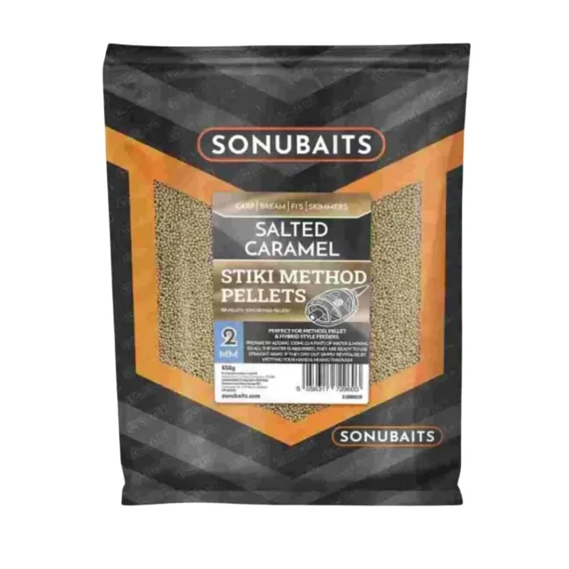 Novinka Sonubaits Stiki Method Pellets Salted Caramel 2 mm 650g