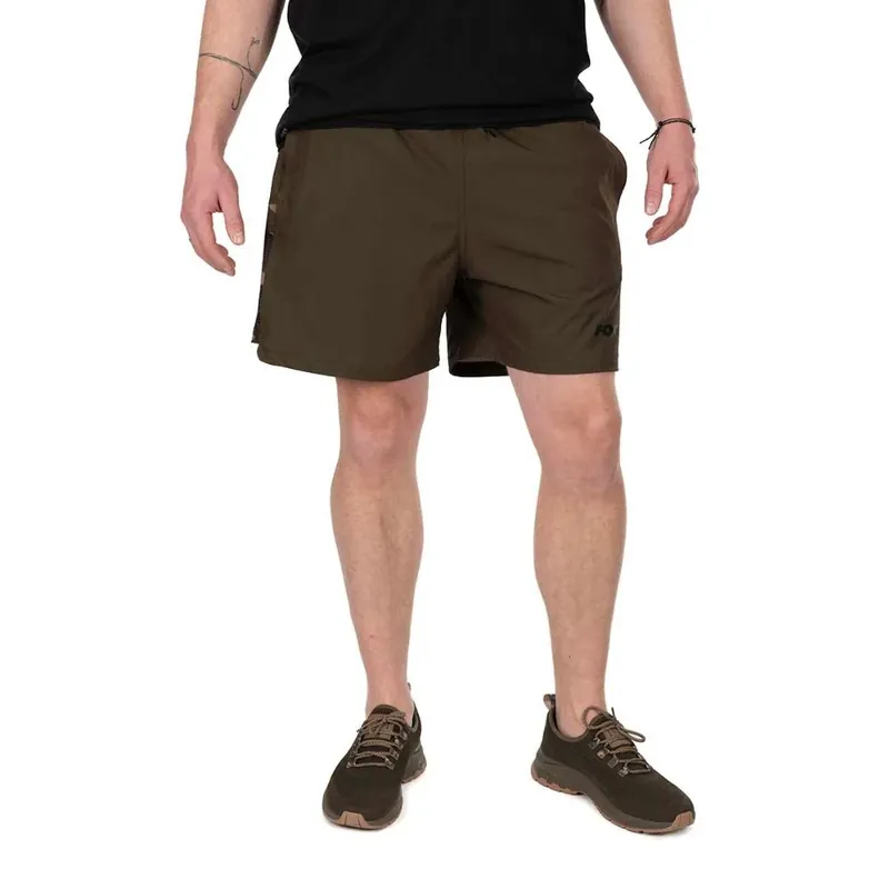 Fox Khaki Camo LW Swim Shorts Small Cenově Výhodný