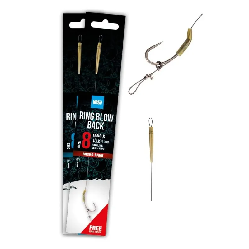 Nash Ring Blow Back Rig Size 6 Barbless Finální Výprodej