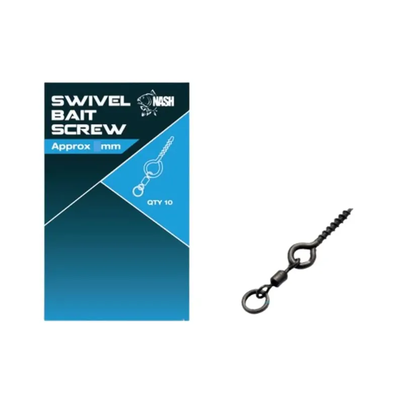Nash Swivel Bait Screw 13mm Vrácení Zdarma