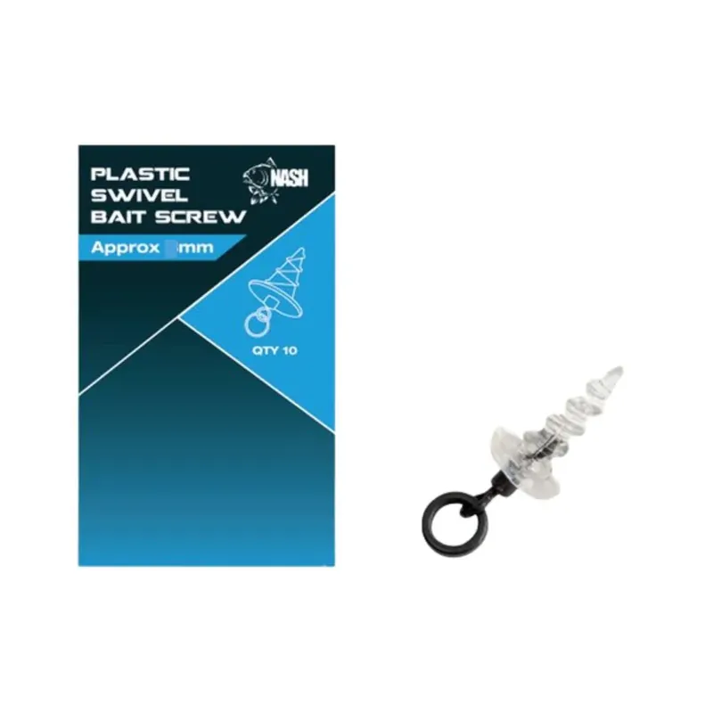 Výhodná Nabídka Nash Plastic Swivel Bait Screw 13mm