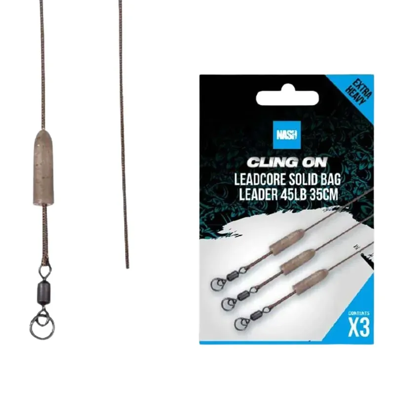 Nash Cling On Leadcore Solid Bag Leader 35 cm Výhodná Nabídka