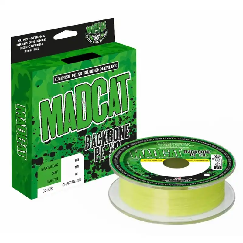 Časově Omezené DAM Madcat Backbone 0,60mm 84,1kg 300m Chartreuse