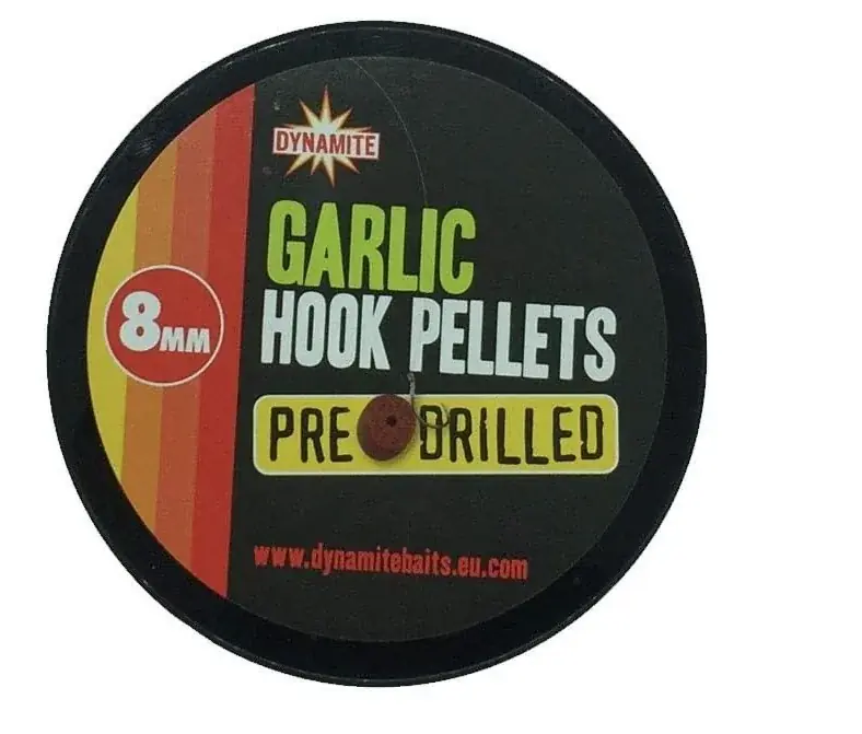 Must-Have Dynamite Baits Pre-Drilled Hook Pellets 8mm Garlic