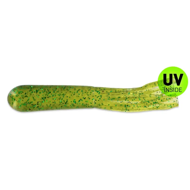 Top Prodej SX Salt Tube 7 cm (2,5") Light Melon Green Flake 3 Stück
