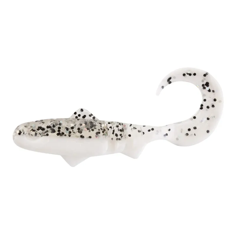 Relax Super Banjo 7,5 cm (3") Reinweiss / Klar Salt´n Pepper Glitter 3 Stück Zlevněný