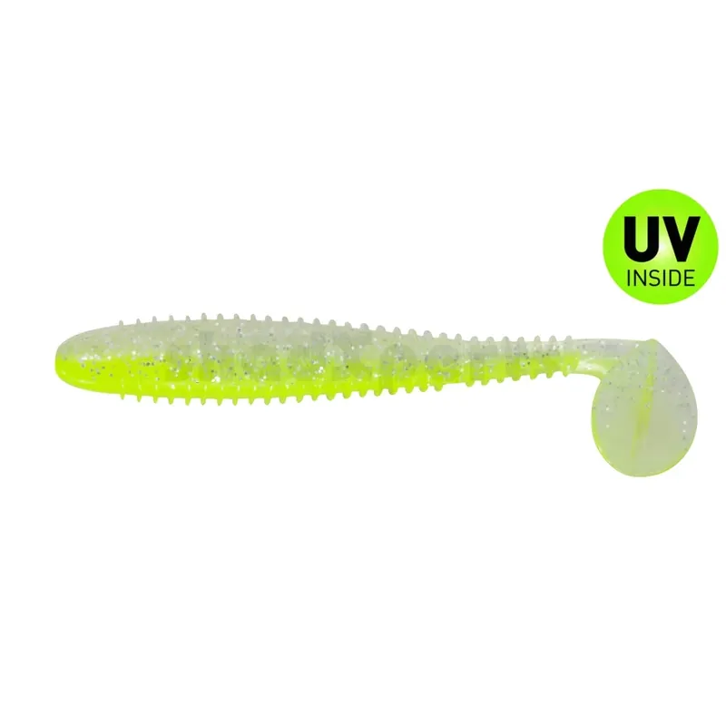 Poslední Šance SX Pro Swimmer 8 cm (3,3") White Ice Chartreuse 7 Stück