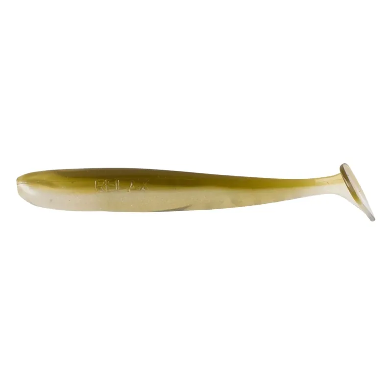 Objednat Nyní Relax Bass Shad 9 cm (3") Pearl-White Green-Pumpkin 10 Stück