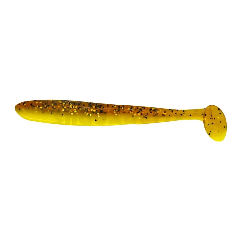 Relax Bass Shad 13 cm (4,5") Gelb Motoroil-Glitter 5 Stück Oblíbený