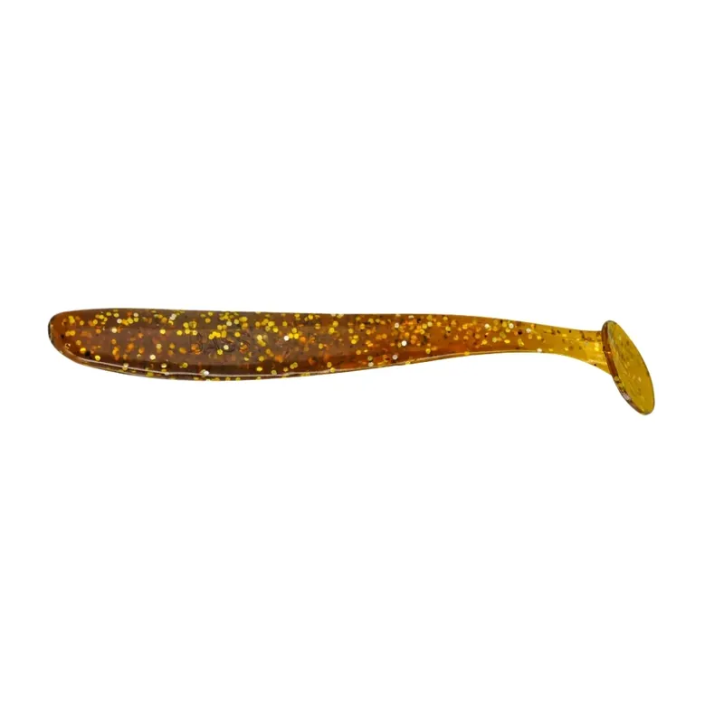 Relax Bass Shad 13 cm (4,5") Klar-Bernstein-Glitter 5 Stück Bezpečná Platba