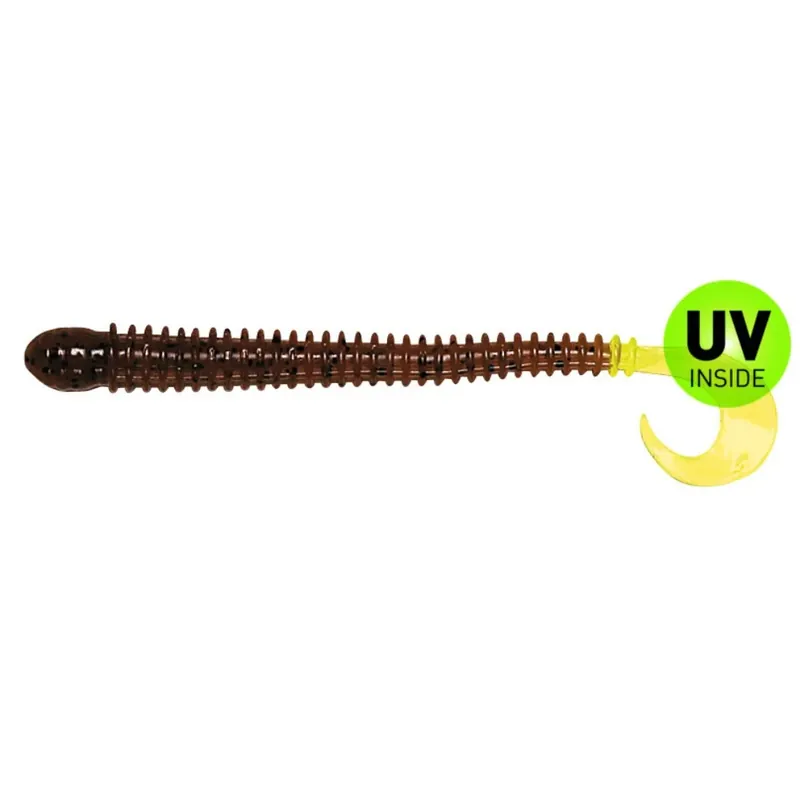 SX Drop Shot Ringer Worm 10,5 cm (4") Pumpkin Seed Chartreuse 5 Stück Nejprodávanější