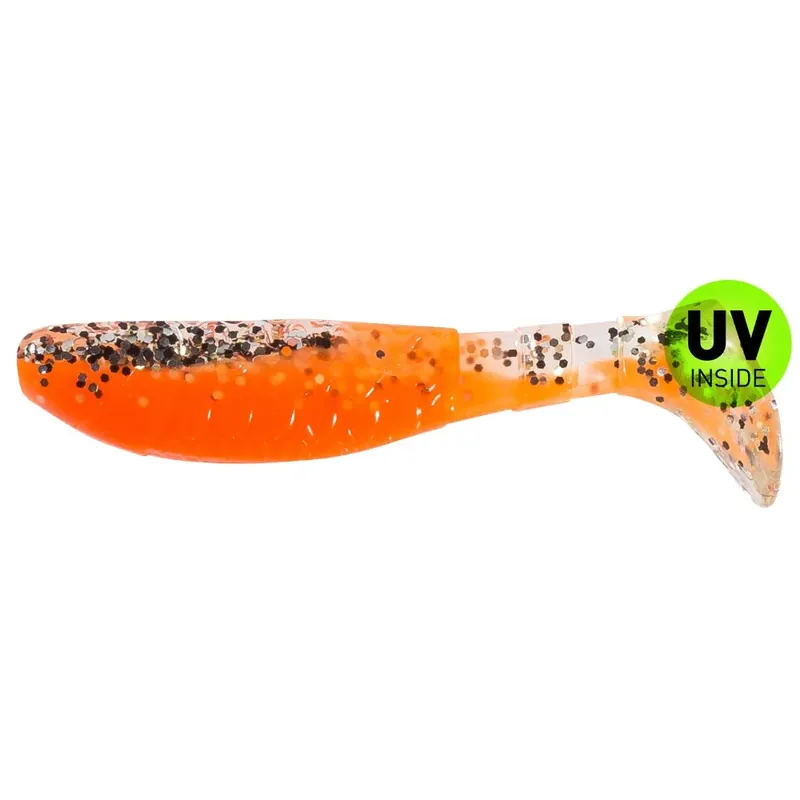 Nejprodávanější Relax Kopyto-Classic 8 cm (3") Orange Klar-Gold Schwarz-Glitter 10 Stück