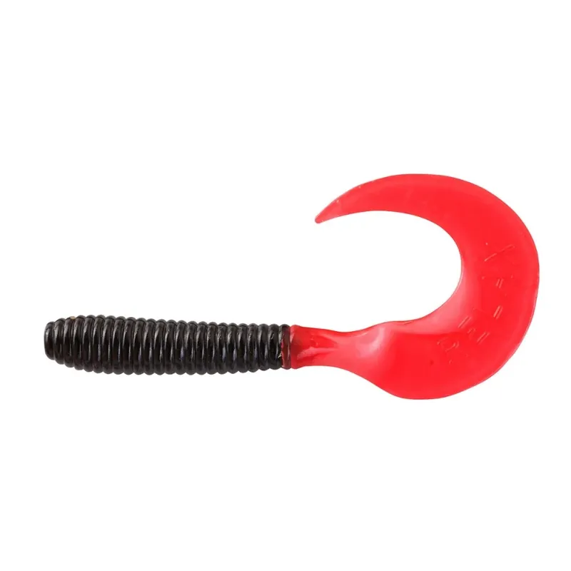 Aktuální Relax Twister regulär 6 cm (2,5") Schwarz Red Tail 5 Stück