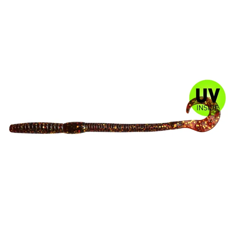 SX Ringgrub (Huchenzopftwister) 16 cm (6") Motoroil Glitter 10 Stück Akční Nabídka