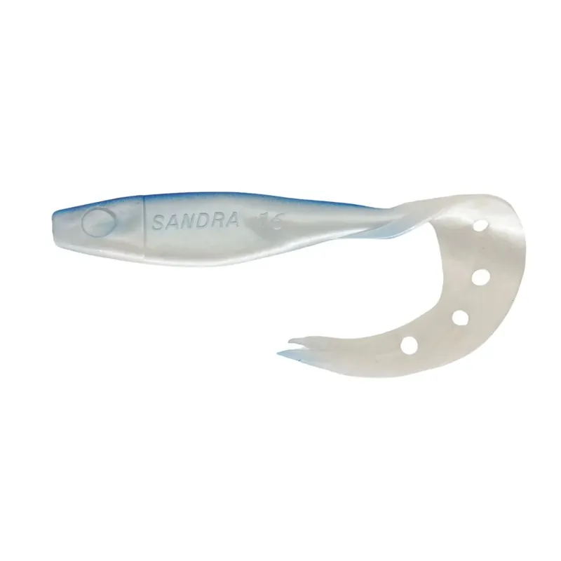 Kup Teď SX Sandra Twister 15 cm (6") Perlweiß Blau 2 Stück