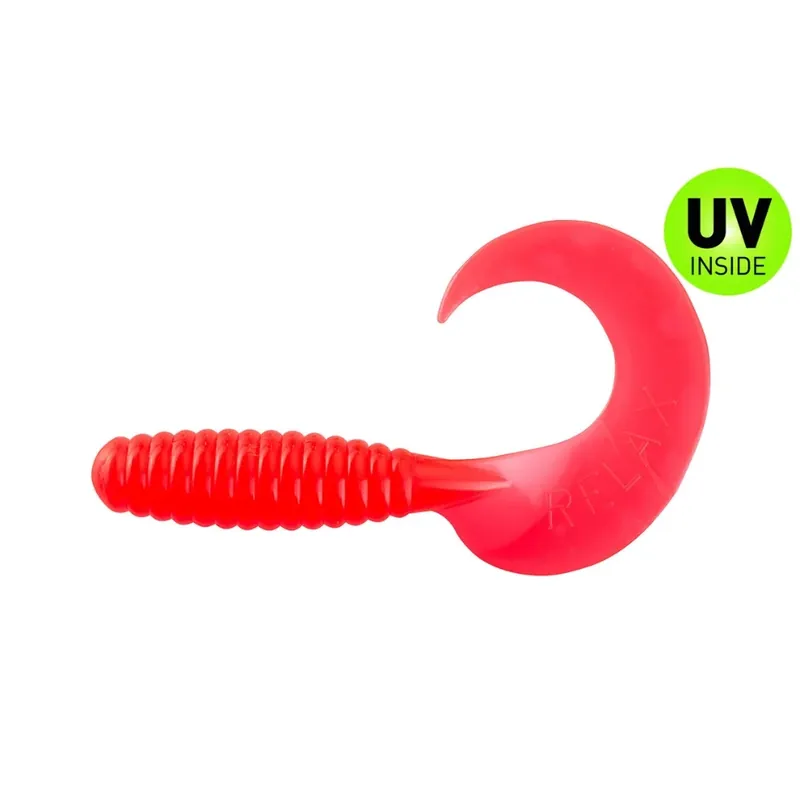 Relax Xtra Fat Grub 13 cm (5,5") Japanrot 5 Stück Omezená Nabídka