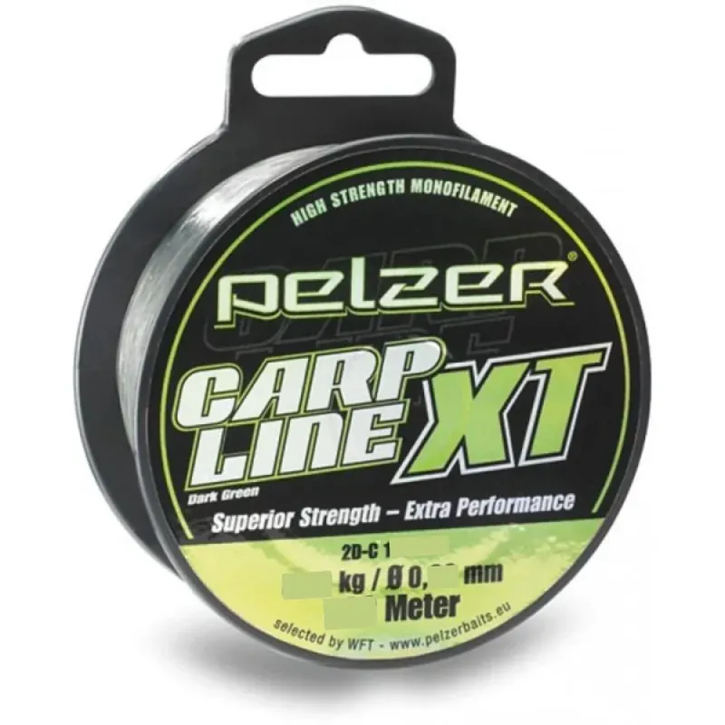Značkový Pelzer Carp Line XT 0,28 mm 7,8 KG 600m Dunkelgrün