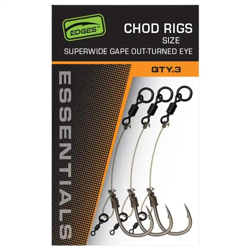 Fox Edges Super Wide Gap Out Chod Rigs 06 3 Stück Finální Výprodej