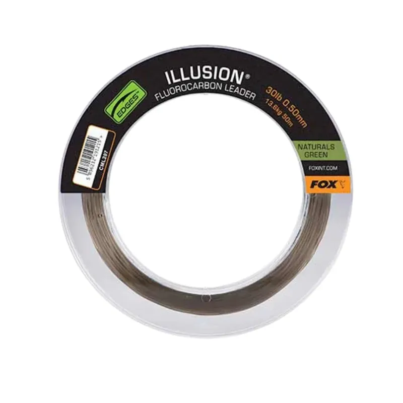 Fox Illusion Fluo Leader 0,50 mm 13,6 kg 50m Grün Ihned K Objednání