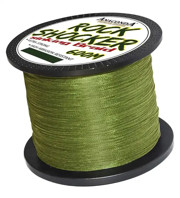 Časově Omezené Anaconda Rockshock sinking Braid 600m 0,22 mm 14,8 kg