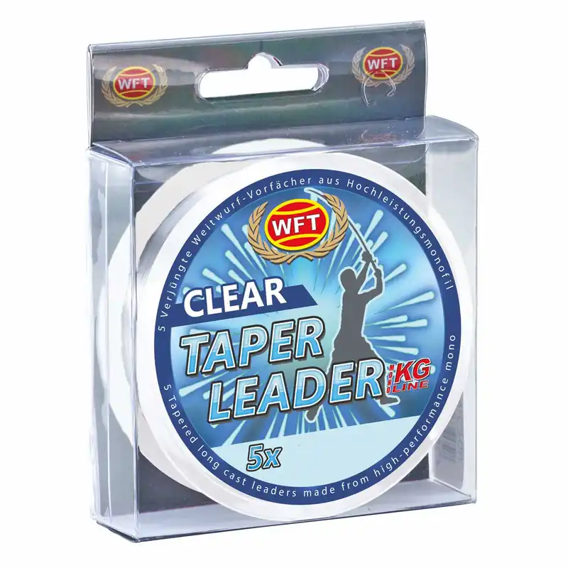 Nakupujte Hned WFT Taper Leader 0,30-0,57 mm Klar 5x15m