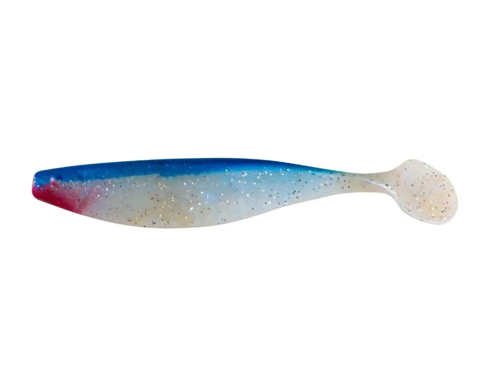 Relax King-Shad 11 cm (4") Blauperl Glitter Blau 3 Stück Vysoce Kvalitní