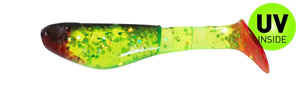 Relax Kopyto-Classic 5 cm (2") Chartreuse Schwarz 5 Stück Finální Výprodej