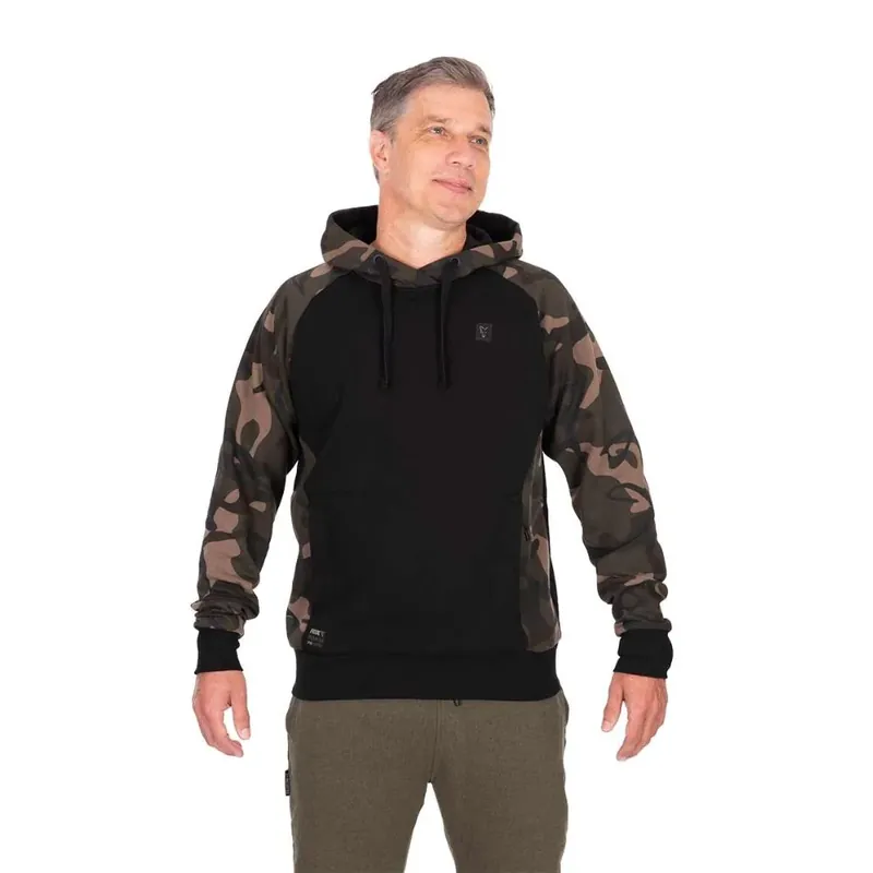 Sezónní Sleva Fox Premium 310 Hoodie - Schwarz / Camo Large