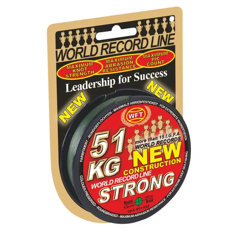 WFT KG Strong 0,12 mm 15 kg 150m Grün Novinka