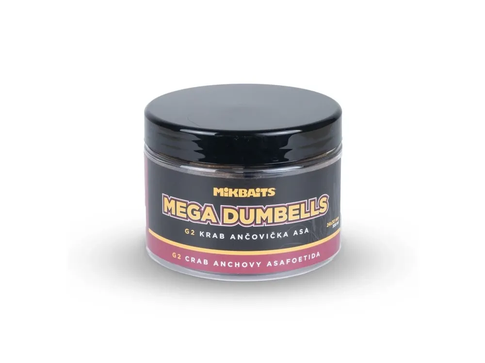 Mikbaits Gangster Mega Dumbells 500ml G2 Krab Ančovička Asa Ověřený