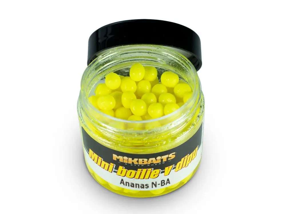Mikbaits Mini boilie v dipu 50ml Značkový