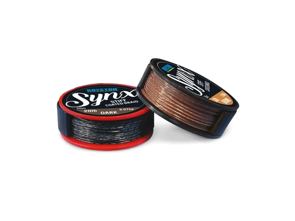 Kryston potahované šňůrky Synx Brown pískový 20m Nízká Cena