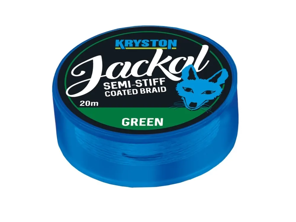 Kryston potahované šňůrky Jackal Olive Green 20m Autentický