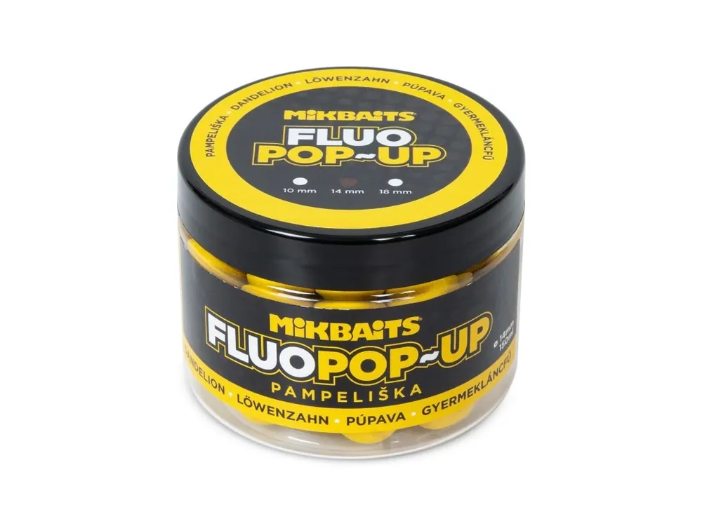 Mikbaits Plovoucí fluo boilie 150ml Pampeliška Nakupujte Hned