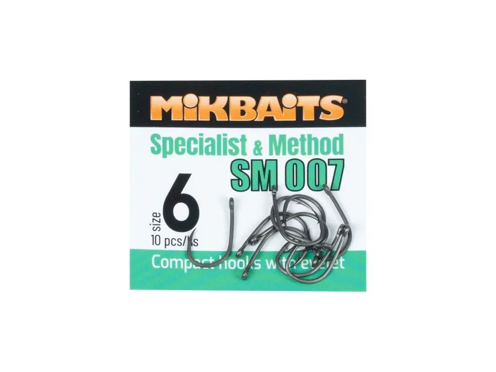 Zlevněný Mikbaits SPECIALIST & METHOD háčky SM 007 hook 10ks